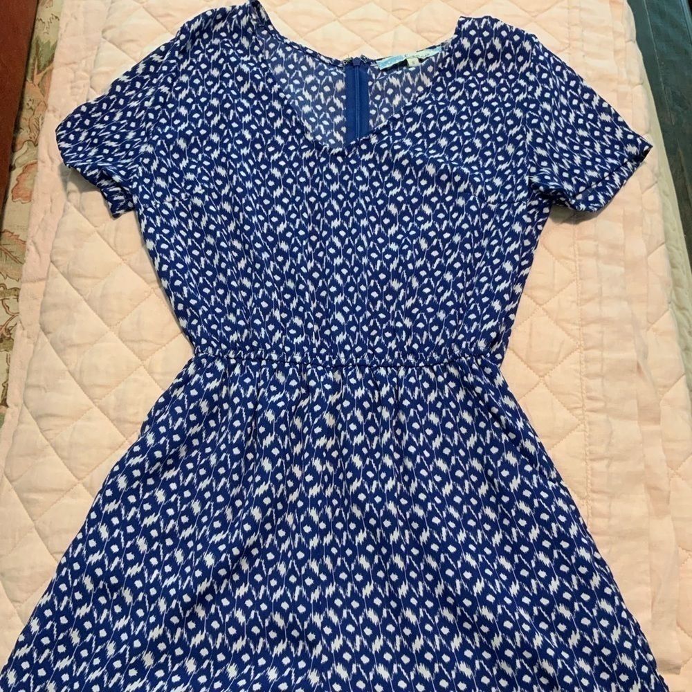 Cecico blue and white romper size XS